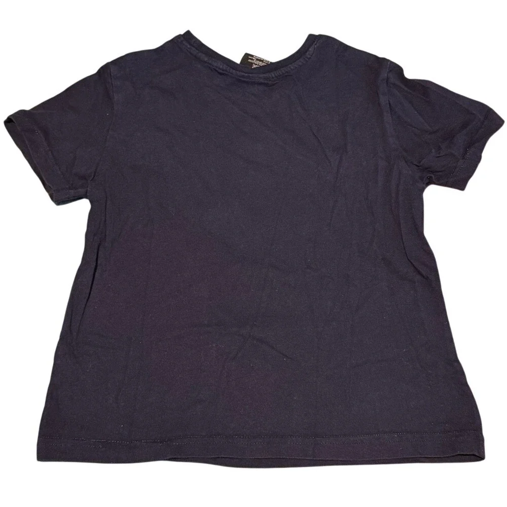 The Simpsons Bart Simpson Navy Blue Graphic Tee Shirt Boys Kids Size‎ 5-6y 116cm